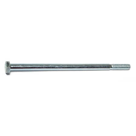 Midwest Fastener Grade 5, 1/4"-20 Hex Head Cap Screw, Zinc Plated Steel, 5 in L, 100 PK 00266